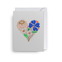 Heart Bouquet Mini Card | Hanna Werning